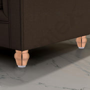 Plantex 3 Inch Sofa Legs for Bed Furniture/Sofa Legs for Table/Sofa Support Legs with Rubber Grip (Rose Gold, 6 Pcs)