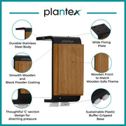 Plantex Heavy Duty Stainless Steel 4 inch Sofa Leg/Bed Furniture Leg Pair for Home/Furniture Sofa Legs for Table/Sofa Support Legs/Sofa Furniture Leg (Black) Set of 10 Pcs