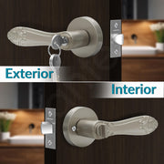 Plantex Premium Door Lock for Home/Mortise Lock for Door/Main Door Lock with 3 Key - (Satin)