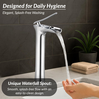 Plantex Pure Brass Basin Mixer Tap Hot & Cold/Single Lever Pillar Cock Water Tap for Basin/Mixer tap for Wash Basin-(Chrome)