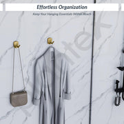 Plantex 304 Grade Stainless Steel Robe Hook/Cloth-Towel Hanger/Door Hanger-Hook/Bathroom Accessories - Pack of 1 (Parv-Brass Antique)