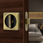 Plantex Door Lock Latch/Baby Latch for Bathroom/Door Latch Lock/Door Chitkani Home/Bedroom - (DTM-620, Brass Antique and Black)