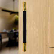 Plantex Heavy Duty Main Door Handle/14 Inch Door Handle for Main Door/Pull Push Handle for Glass/Wooden Door Ã¢â‚¬â€œ Pack of 1 (121,Black & Gold) - 3 years Warranty