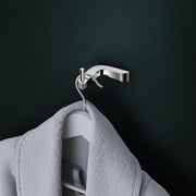 Plantex Smero Pure Brass Robe Hook/Door Hanger-Hook/Cloth-Towel Hanger/Bathroom Accessories - Aqua(Chrome)