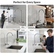 Plantex Brass RO Water Purifier Tap for Kitchen Sink/360Â° Rotatable Wall Mount RO Faucet/Drinking Water Tap/Heavy Duty Brass RO Tap for All RO Water Purifiers - Chrome (RO-017)