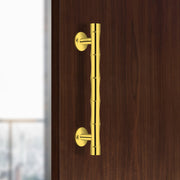 Plantex 8 Inch Heavy-Duty Stainless Steel Door Handle for Main Door/Pull Push Main Door Handle/3 Years Warranty - Pack of 1 (S-140, Gold)