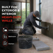 Plantex Lexora Tile Adhesive for Terracotta/Ceramic & Quarry Tiles/Polymer Modified Cement Adhesive for Floor & Wall Tiles Fixing/ Kitchen & Bathroom  Use - 20kg (LX-03, Grey)