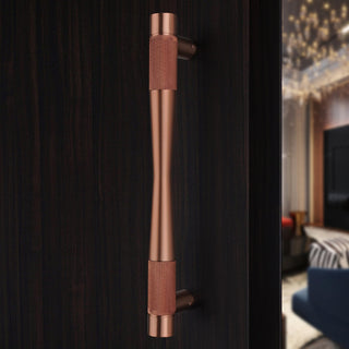 Plantex 14 inch Main Door Handle/Handles for Main Door/Wooden & Glass Door Handle/Pull & Push Handles for All The Doors of House, Office, Hotels (PVD Rose Gold, Pack of 1) - 3 Years Warranty