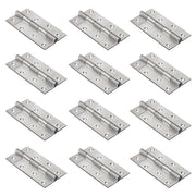 Plantex Matt Satin Stainless Steel Door Hinges 5 inch x 12 Gauge/2.5 mm Thickness Pack of 12 (Satin Matt)