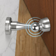 Plantex Door Stopper for Home/Drill Free Stopper/Stainless Steel Self Adhesive Door Magnet for Home/Door Magnet Stopper for Office/Hotel - Pack of 1 (Matt)