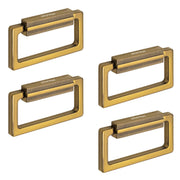 Plantex Rajwadi Drawer Kadi/Drawer Handle/Kadi for Drawers/Pull-Push Kadi for Home/Office Cabinet - Pack of 4 (SH-344, Gold)