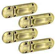 Plantex Door Stopper/Door Latch for Main Door/Baby Latch for Bathroom/Door Lock for Home and Office Doors - Pack of 4 (Brass Antique)