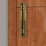 Plantex Stainless Steel 8-inch Tower Bolt/Tower Bolt for Home,Offices Doors and Windows/Tower Bolt for Main Door/Wardrobe Door Latch/Kundi/Chitakini/Door Latch for Windows (Brass Finish, Pack of 4)