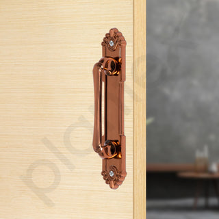 Plantex 8 Inch Heavy Duty Main Door Handle/Pull Push Handle for Main Door Home & Hotel/3 Years Warranty Pack of 1 (294, Rose Gold Finish)