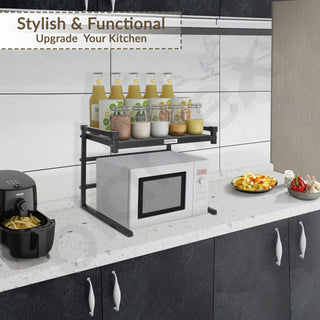 Plantex Microwave Stand for Kitchen Platform/GI-Metal Oven Stand with Storage Cabinet/Oven Rack Kitchen Storage
