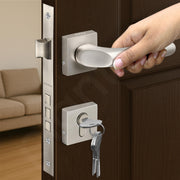 Plantex Fully Brass Door Lock with 3 Years of Warranty/Main Door Lock for Home/Mortise Lock for Door - Main Door Lock Set (Sumer-3054, Matt)
