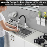 Plantex Pure Brass Flexible Tap for Kitchen Sink with Brass Wall Flange and Teflon Tape/360Â° Rotating Sink Tap for Kitchen Basin with Water Saving Aerator - (EPIC, 6325)