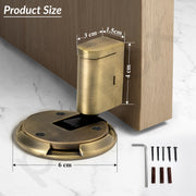 Plantex Door Stopper for Home/Floor Mounted Door Holder/Door Stopper for Hotel/Office/Stops for Door - Pack of 1 (Brass Antique)
