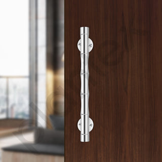 Plantex Main Door Handle/Pooja Door Handle/8 Inch Pull-Push Handle for Main Door/3 Years Warranty Pack of 2 (S-140,Chrome)