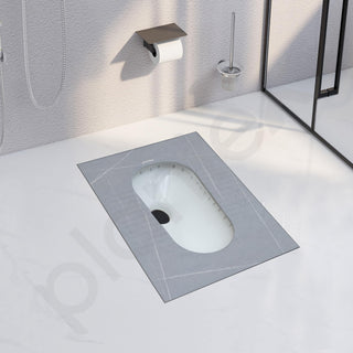 Plantex Indian Toilet/Orrisa Pan for Bathroom/Household Squatting Pan/Sintered Stone Base Ceramic Sanitaryware Toilet - (WC-03)