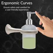 Plantex Smero Pure Brass Handwash Holder for Wash Basin/Liquid Soap Dispenser/Shampoo Dispenser - Effect (Satin Matt)