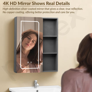 Plantex Vanity for Bathroom/Rectangle Cabinet with Wash Basin and Mirror/Bathroom Organizer for Home - (NZBC-30)