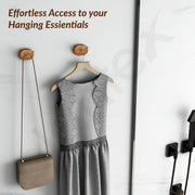 Plantex J4 Stainless Steel Clothes Hanger for Wall/Hangers for Bathroom/Robe Hook/Bathroom Accessories (PVD Rose Gold Finish) Onix