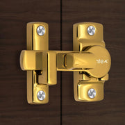 Plantex Door Latch for Balcony/Bathroom/Bedroom/Garden/Sliding Gate - Flip Lock/Chitkani/Back Stopper - (PVD Gold)