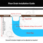 Plantex 304 Grade Stainless Steel Bathroom Drain Cover/Floor Drain Jali for Bathroom/Drainage Cover (5x5 inches) - (BH-1101, Chrome)