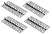 Plantex Door Hinges 6 Inch x 12 Gauge/2.5 mm Thickness/Hinges for Main Door/Butt Hinges for Home/Office/Hotel/Kabja/Soft Close Hinge - Pack of 4 (Matt)