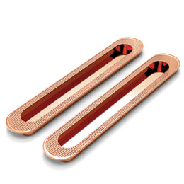 Plantex Sliding Door Handle/Concealed Handle for Sliding Door/224mm Concealed Handle for Wardrobe/Kitchen Cabinet - Pack of 2 (Rose Gold)