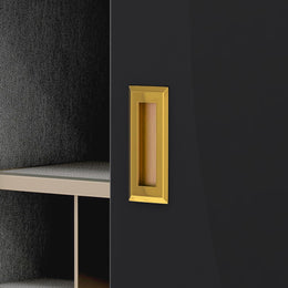 Plantex Sliding Door Handle/Concealed Handle for Sliding Door/96mm Concealed Handle for Wardrobe/Kitchen Cabinet - Pack of 1 (PVD Gold)