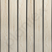 Plantex PVC 3D Wall Panels for Interior Wall Décor/Eco-Friendly Fluted Louvers Panels for Wall/PVC Panel for Walls 10 Feet/3D Louver Walls Panels/Pack of 7 Covers 70 Sq. Ft(Ivory Oak)