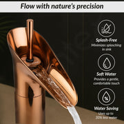 Plantex Pure Brass Basin Mixer Tap Hot & Cold/Single Lever Pillar Cock Water Tap for Wash Basin/Deck Mount- (PVD-Choco)