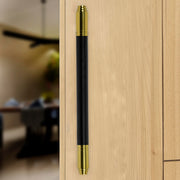 Plantex 14 Inch Door Handle for Main Door/Heavy Duty Main Door Handle/Pull Push Handle for Home/Office Ã¢â‚¬â€œ Pack of 1 (112,Black & Gold)