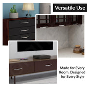 Plantex Cabinet Handle/128mm Handle for Drawer/Wardrobe/Kitchen Handle/Pull-Push Handle for Home/Office - Pack of 1 (Satin)