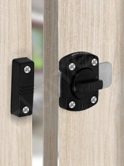 Plantex Door Latch Lock for Door/Baby Latch for Bathroom/Door Stopper/Latch Lock for Main Door -Pack of 1 (Black)
