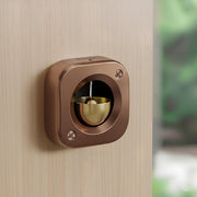 Plantex Square Dopamine Door Bell for Home/Door Chime with Brass Bell/Temple & Meditation Bell for Positive Energy & Home DÃƒÂ©cor - Pack of 1 (DTK-292 - Rose Gold)