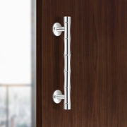 Plantex 8 Inch Heavy-Duty Stainless Steel Door Handle for Main Door/Pull Push Main Door Handle/3 Years Warranty Pack of 1 (S-140, Chrome)
