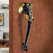 Plantex Heavy Duty Elephant Shape Handle for Main Door/Pull Push 11-Inches Main Door Handle for Home Decor/3 Years Warranty Pack of 1 (Brass Antique Finish)