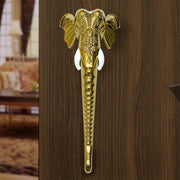 Plantex Heavy Duty Elephant Shape Handle for Main Door/Pull Push 11-Inches Main Door Handle for Home Decor/3 Years Warranty Pack of 1 (Golden Finish)