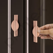 Plantex Cabinet Handle/96mm Handle for Cabinet/Wardrobe/Kitchen Handle/Door Pull-Push Handle for Home/Office - Pack of 1 (Rose Gold)