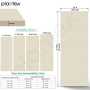 Plantex WPC Doors for Home (30 mm - Thickness)/Waterproof Bathroom Door/2.5x6.75 Feet Wooden Finished Door for Office/Balcony/Kitchen, Density-550 (30x81 inch)