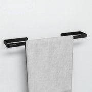 Plantex Space Aluminium Single Towel Rod/Towel Bar/Towel Holder/Towel Hanger for Bathroom/Bathroom Accessories (Black) â€“ Pack of 1