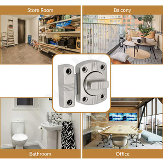 Plantex Baby Latch for Bathroom/Door Latch Lock for Bathroom/Door Stopper for Home//Door chitkani/Door Latches for Home/Office/Bedroom -Pack of 1 (Satin)