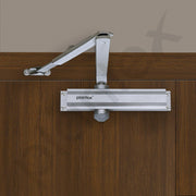 Plantex Heavy Duty Automatic Door Closer/Hydraulic Door Closer for Home/75kg Adujstable Spring Door Closer for Wooden Door & Metal Door (ISO 9001 Certified) - Silver