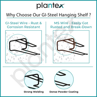 Plantex Self-Adhesive Drill Free Kitchen Towel Hanger/Adhesive Toilet Paper Holder/Toilet Paper Roll Holder Self Adhesive for Bathroom Accessories (Black)