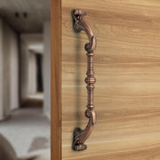 Plantex Door Handle/14 Inch Main Door Handle/Aluminium Door Handle/Pull-Push Door Handle/Door Accessories (Pack of 1, Copper Antique)
