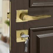 Plantex Premium Main Door Lock with 3 Years of Warranty/Main Door Lock for Home/Mortise Lock for Door - (PT-002- Brass Antique)