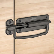 Plantex Door Stopper/5 Inch Baby Latch Kadi/Door Latch for Bathroom/Door Lock for Home/Office Doors - Pack of 1 (Satin Black)